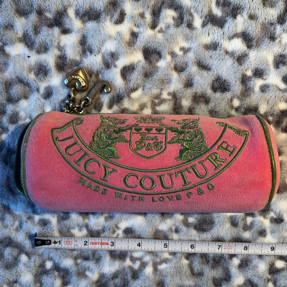 ⭐️RARE⭐️ Vintage Juicy Couture Barrel Makeup Brush Case - Picture 4 of 13